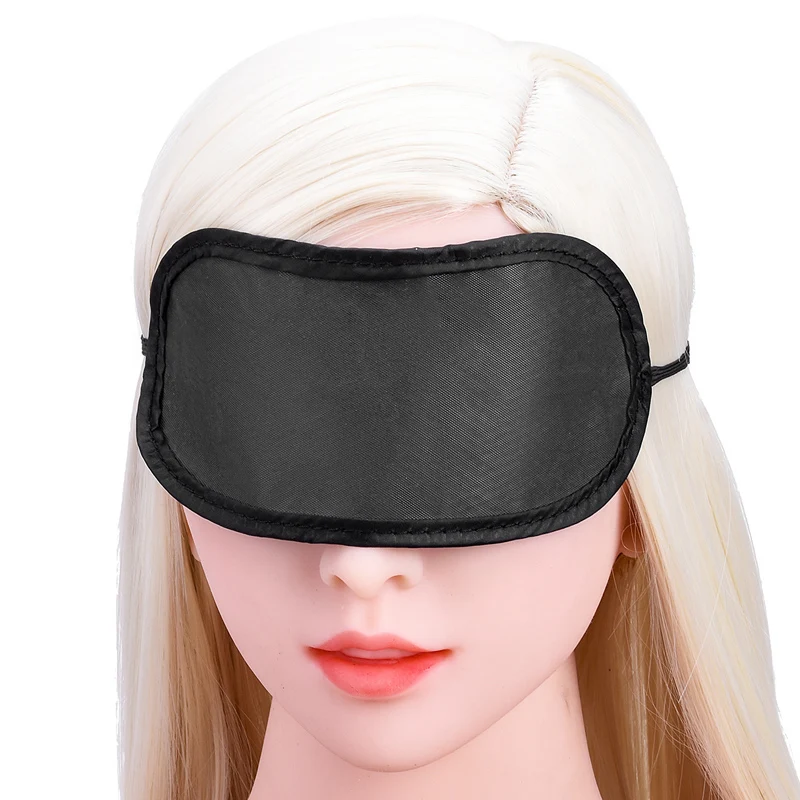 Premium Black Satin Sex Eye Mask For Adult Flirt Games By Xlucia