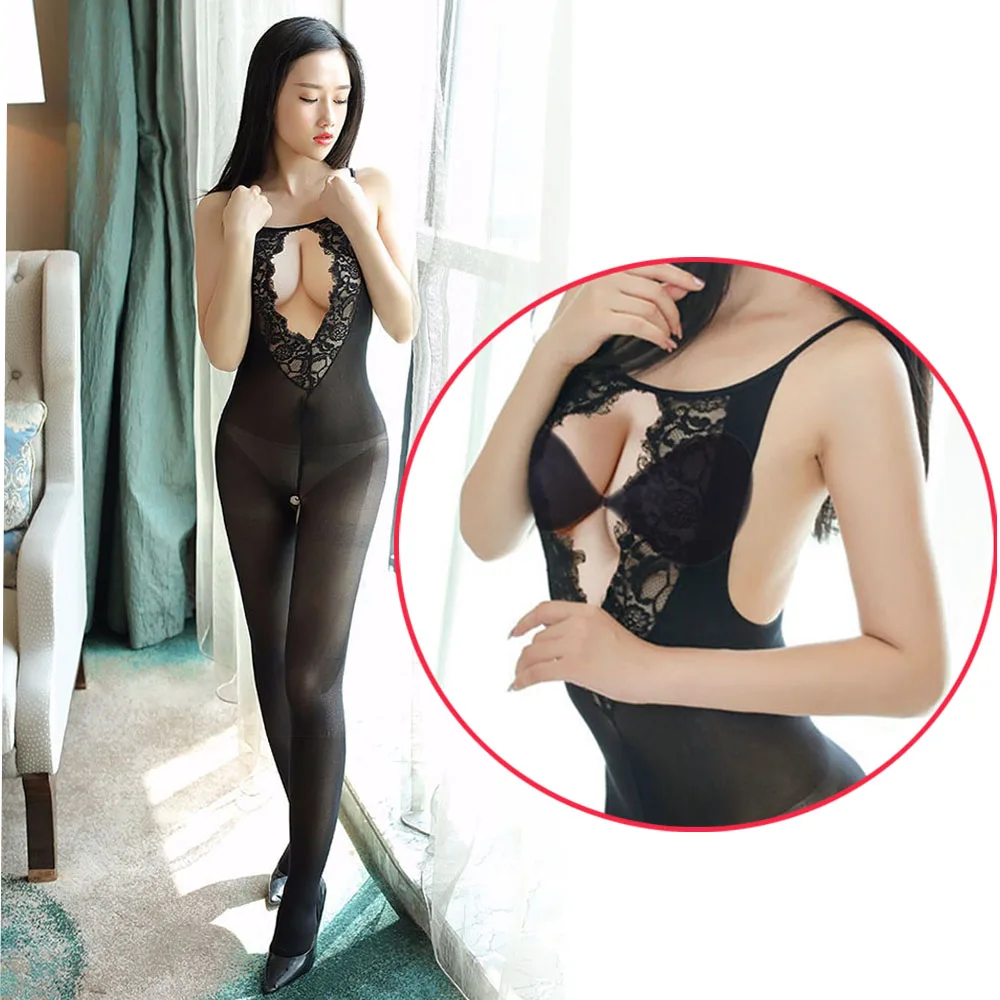 Lace Fantasy Sexy Bodystockings Lingerie Erotic Open Crotch Underwear By Xlucia