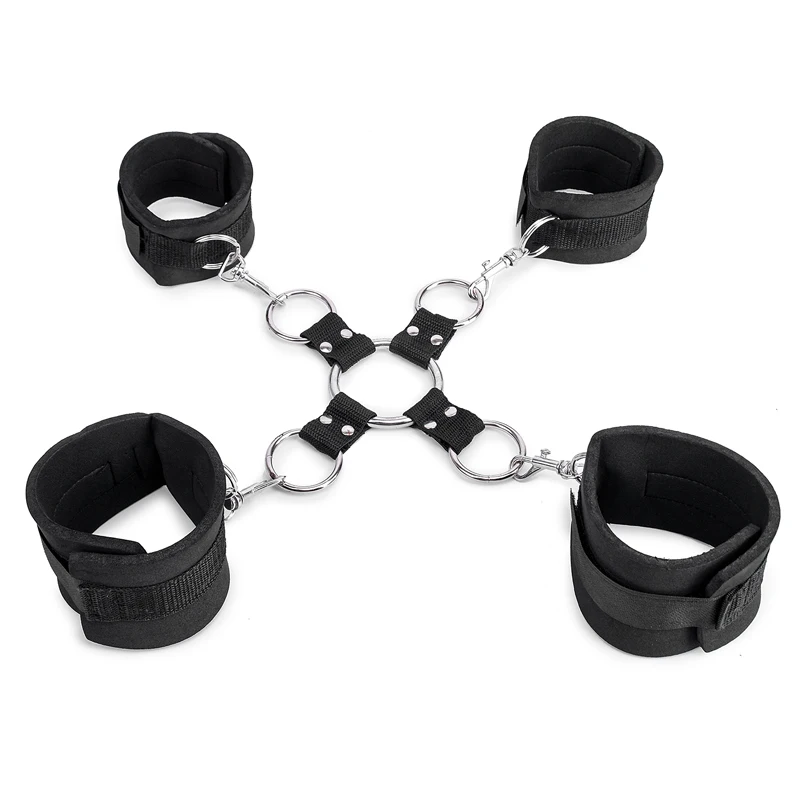 Cross Bondage Ankle Cuffs Handcuffs Slave Bdsm Bondage Restraint Sets By Xlucia