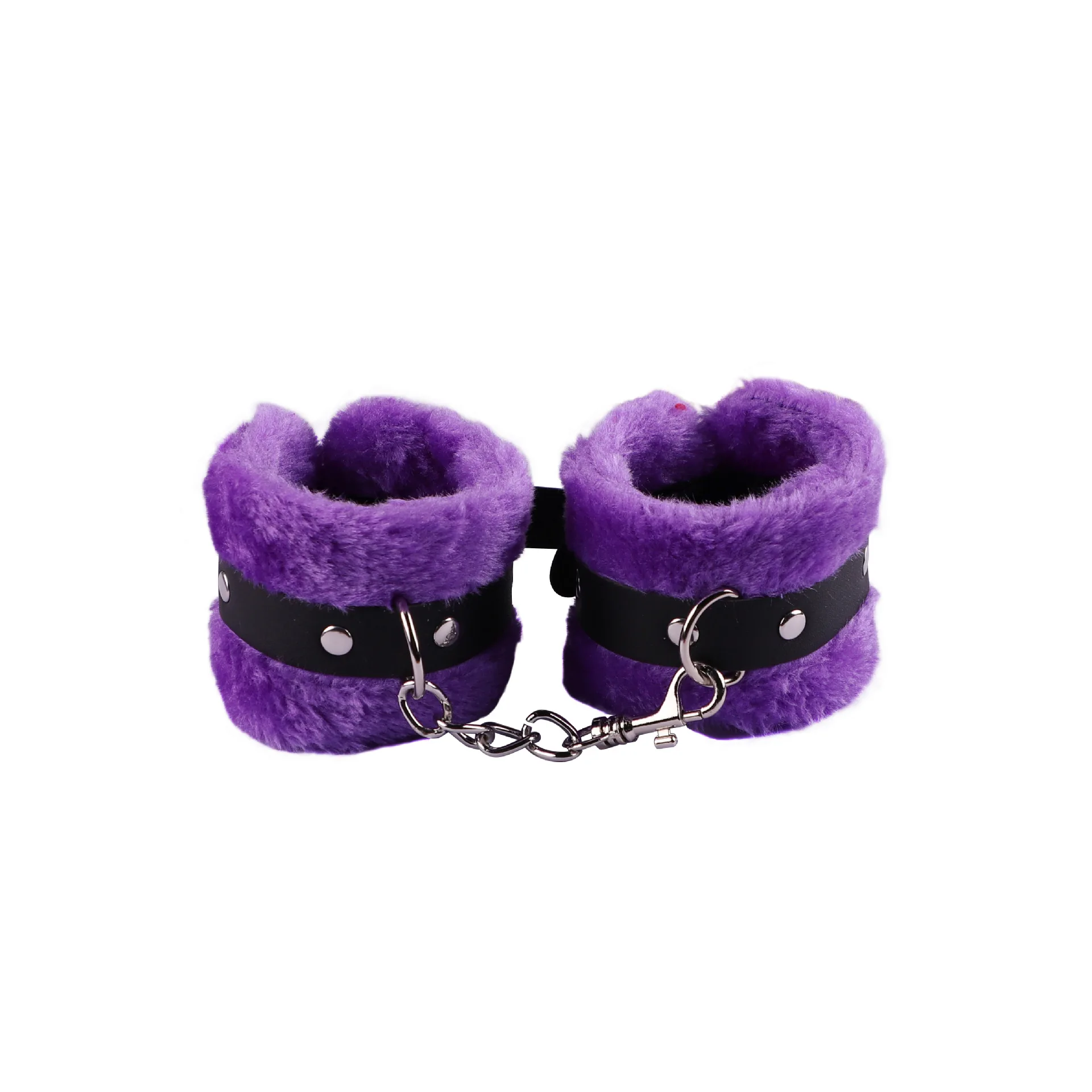 Purple handcuffs