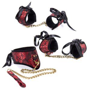 Premium Bdsm Sexy Collar Fetish Bow Bondage Leash By Xlucia Adult Game
