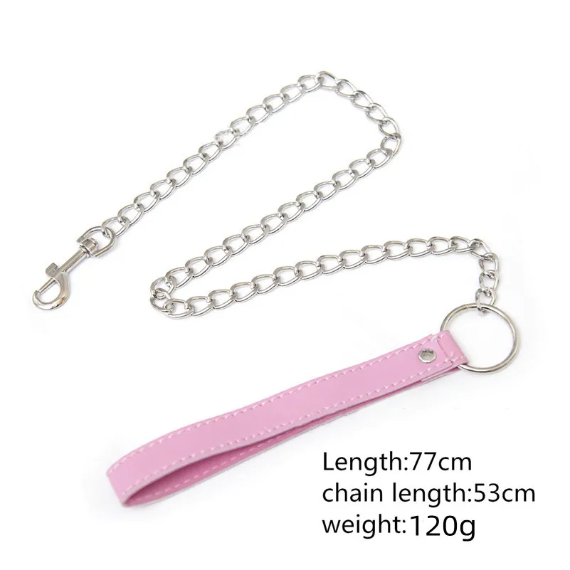 pink steel leash