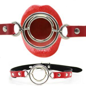 Buy This Double Round Ring Flail Open Mouth Gag By Xlucia For Couples
