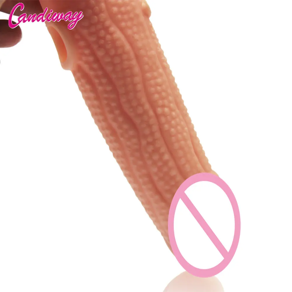 Premium Extra Realistic Texture Penis Sleeve with Ball Loop By Xlucia Now - Image 5